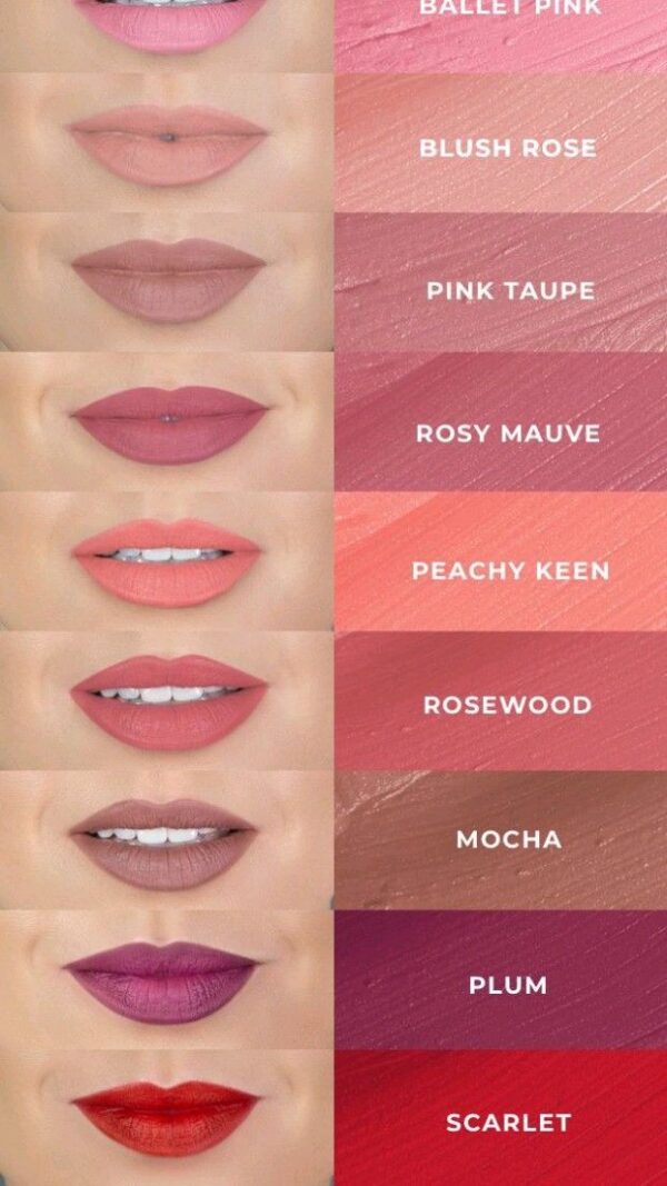 Handanyan Lip Color Hexagonal Matte Non Stick Cup Lipstick European and American Waterproof Moisturizing Lipstick Lip Glaze AOutlierA - Image 3
