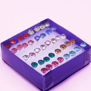 20 Pair/Set Women Girl Rhinestone Crystal Ear Stud Earrings Party Elegant Simple Daily Wear Earring Jewelry Gift 2.5 3 4 5mm