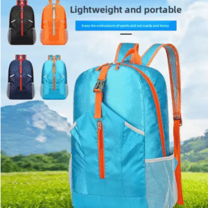Ultra-Light Foldable Double Shoulder Bag Sports Travel Cycling Backpack Outdoor Storage Bag Can Print LOGO Hiking Touring Riding