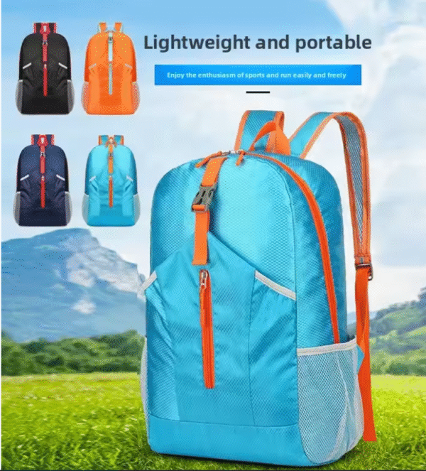 Ultra-Light Foldable Double Shoulder Bag Sports Travel Cycling Backpack Outdoor Storage Bag Can Print LOGO Hiking Touring Riding