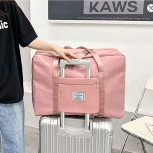 Large Capacity Foldable Travel Bag Portable Handbag Moving Luggage Packing Bag Short Trip Maternity Bag Oxford Cloth Chinese Sty
