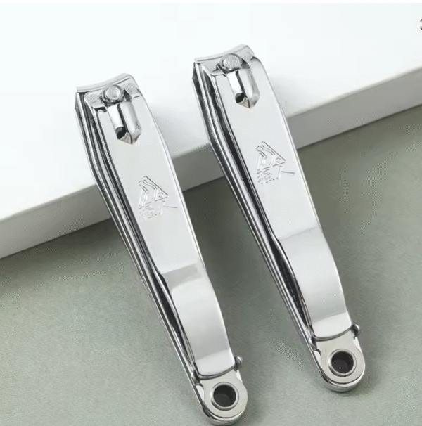Stainless Steel Nail Cutter With Nail File Flat Clipper Fit for Big Size Fingernail Toenail Tips Cutter Trimmer Nail Care Tool - Image 2