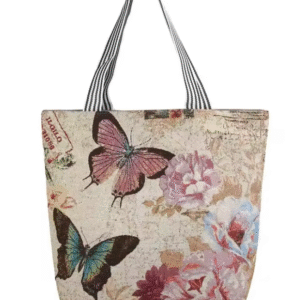 2024 New Cartoon Printed Canvas Shoulder Bag Fashion Female Simple Large-capacity Multi-function Student Book Package All-Match