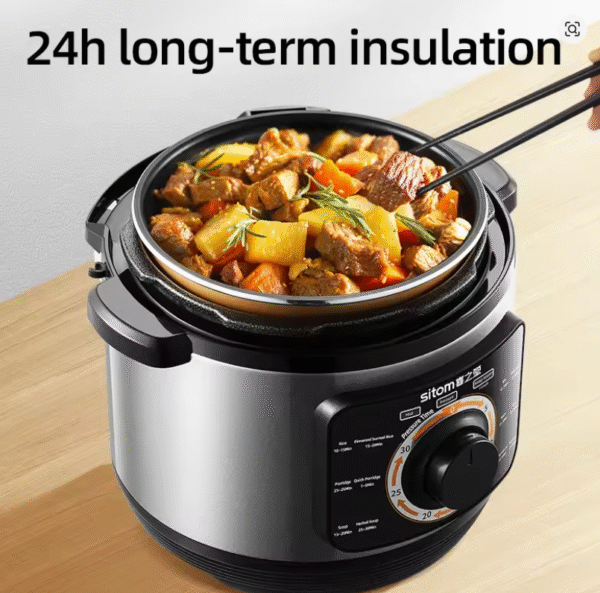 Factory Wholesale 5L Smart Digital Touch LCD Multi Non-Stick silver crest Home multi functional electrical pressure cooker cb