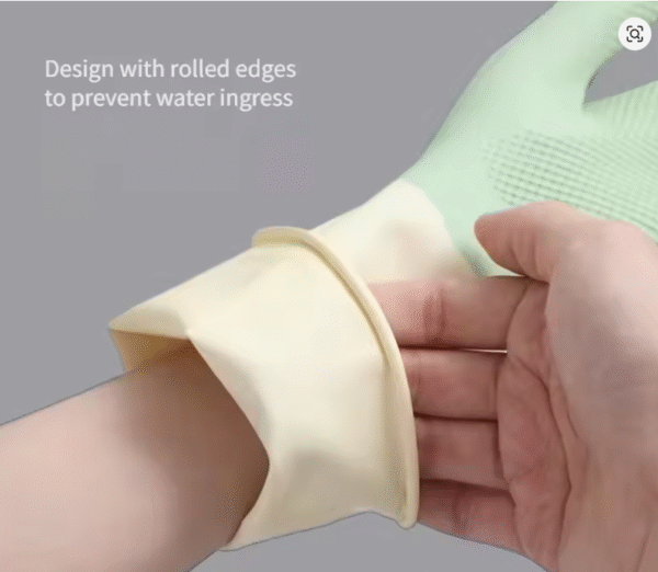 Waterproof Housework Cleaning Gloves Kitchen Cleaning Latex Laundry Dishwashing Gloves Wear Resistant Rubber Gloves - Image 3
