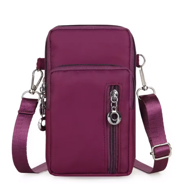 Fashion Wear-resistant Mobile Phone Crossbody Bag Nylon Casual Handbag Tote Bag Multifunction Shoulder Bags - Image 2