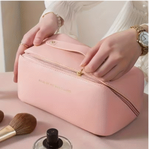 Makeup Organizer Female Toiletry Kit Bag Make Up Case Storage Pouch Luxury Lady Box, Cosmetic Bag, Organizer Bag For Travel Zip