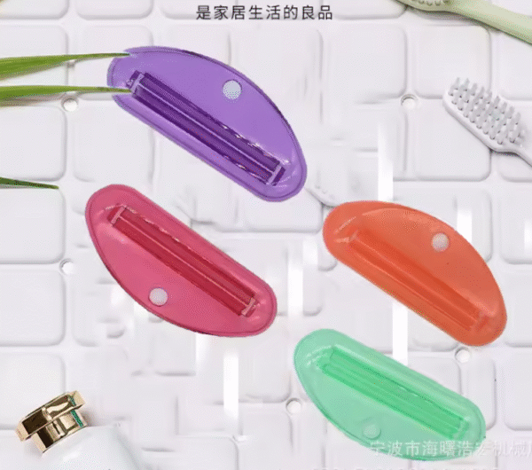 Japanese Style Manual Toothpaste Squeezer Hand Cream Washer Face Wash Dispenser Home Bathroom Storage Rack Accessories - Image 2