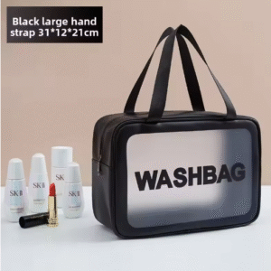 New Large Capacity Frosted Portable Handheld Waterproof Toiletry Bag for Traveling Makeup Bag PVC Material from China