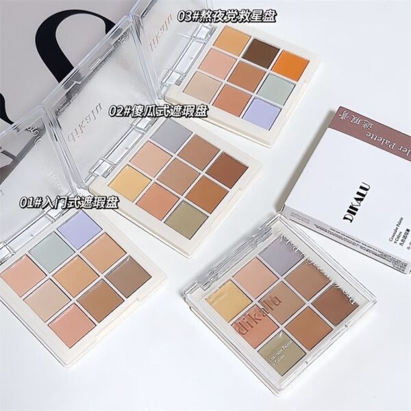 OEM/ODM Nine-Color Long-Lasting Matte Concealer Stick Mineral Cream for Brightening Skin Tone Acne Marks Dark Circles Tear - Image 2