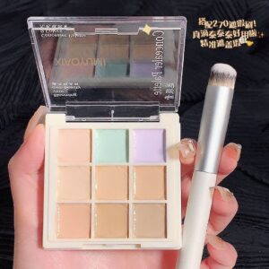 Natural Vegan HD Concealer Palette Waterproof Cream Formula for Acne Makeup Green Color Correction for Private Label