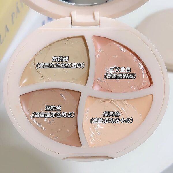 Make-up SWEET MINT Four-Colour Concealer, Concealing Freckles, Acne Marks, Tear Troughs, Dark Circles, Concealing Concealer - Image 2