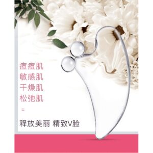 100% Natural Resin Crystal Gua Sha Quartz Scraping Massage Guasha Board Tools With Private Label