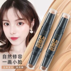 Custom Concealer Makeup Vegan Organic Waterproof 2 in 1 Dark Concealer Stick Private Label Cream Contour Stick