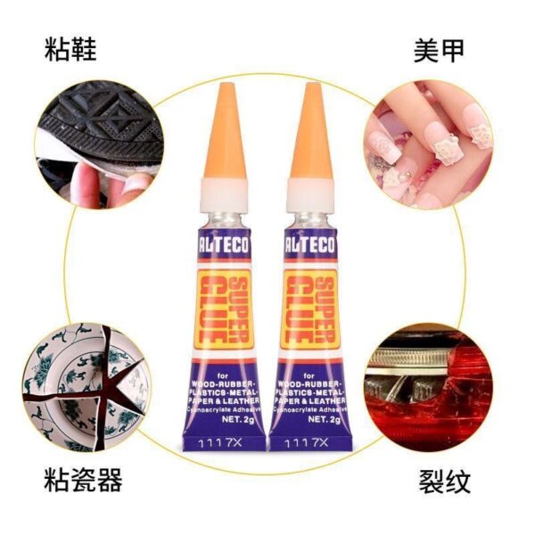 Genuine 3g Super Strong Transparent Colorless Glue Liquid for nails