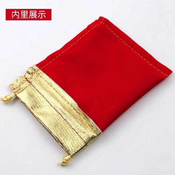 Microfiber Jewelry Packaging Pouch with Insert Pad Holder Earing Pouch Bag - Image 2